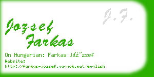 jozsef farkas business card